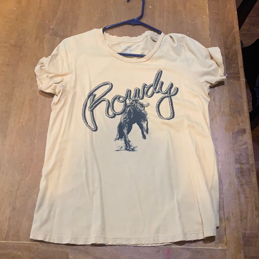 Bandit rowdy mustard orange T-shirt